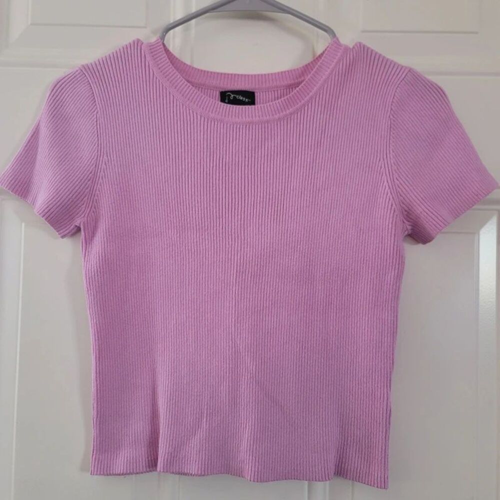 Art Class Girls Pink Crop Top Size XL 14/16